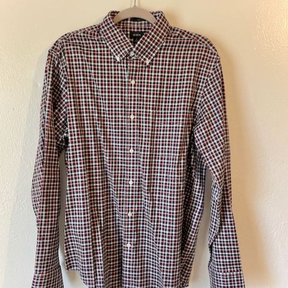 New J.Crew Men's Large Button-Up Long-Sleeve Shirt